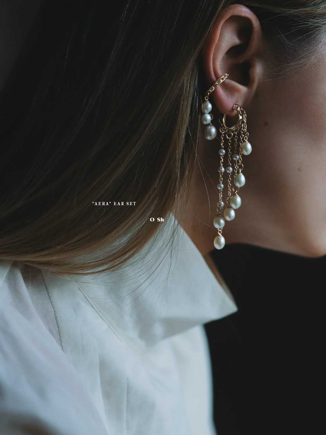 "AERA" EAR SET VERMEIL - Image 3