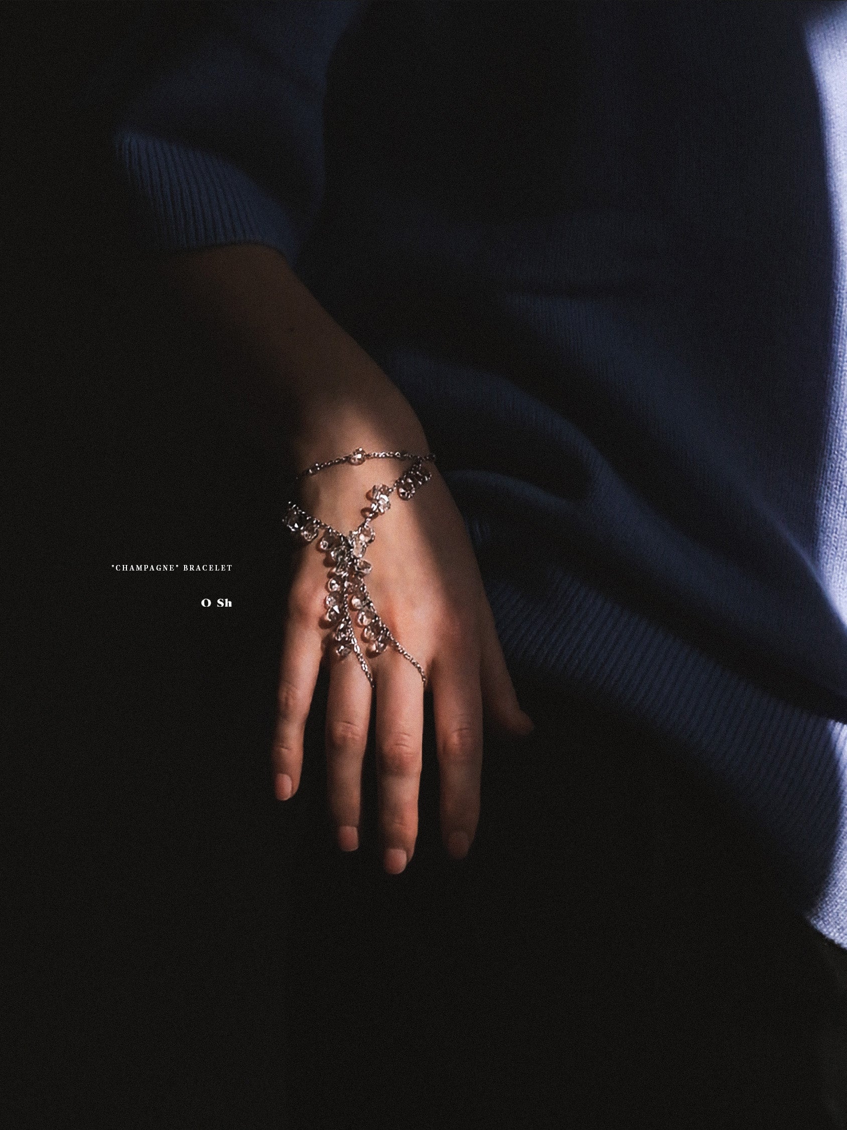 "CHAMPAGNE" BRACELET SILVER - Image 5