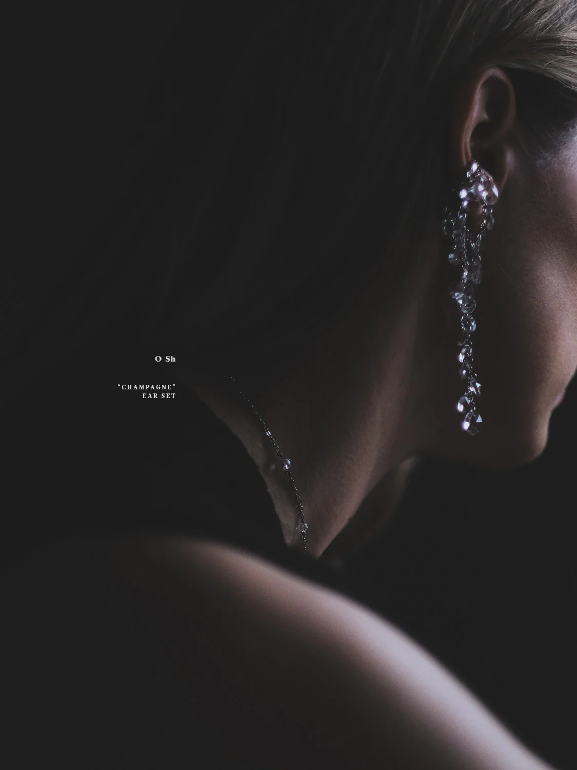 "CHAMPAGNE" EAR SET SILVER - Image 3