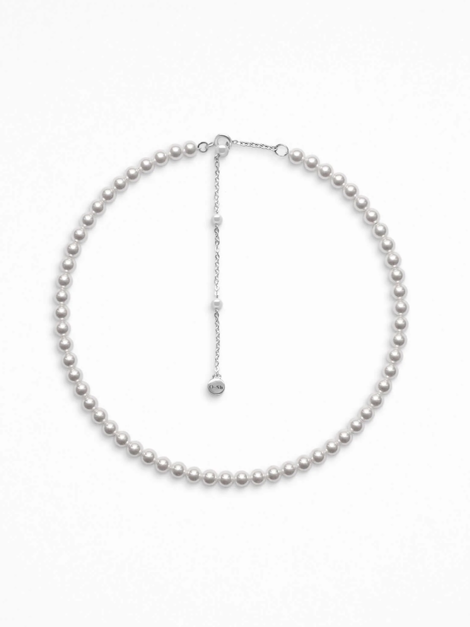 PEAPEARL CHOKER SILVER