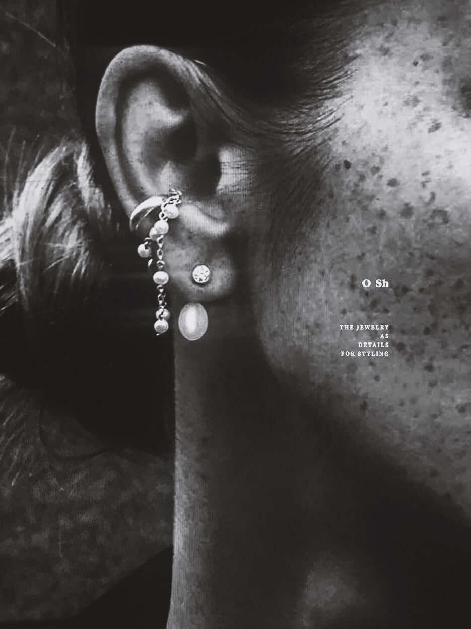 "GENTLE" EAR SET SILVER - Image 2