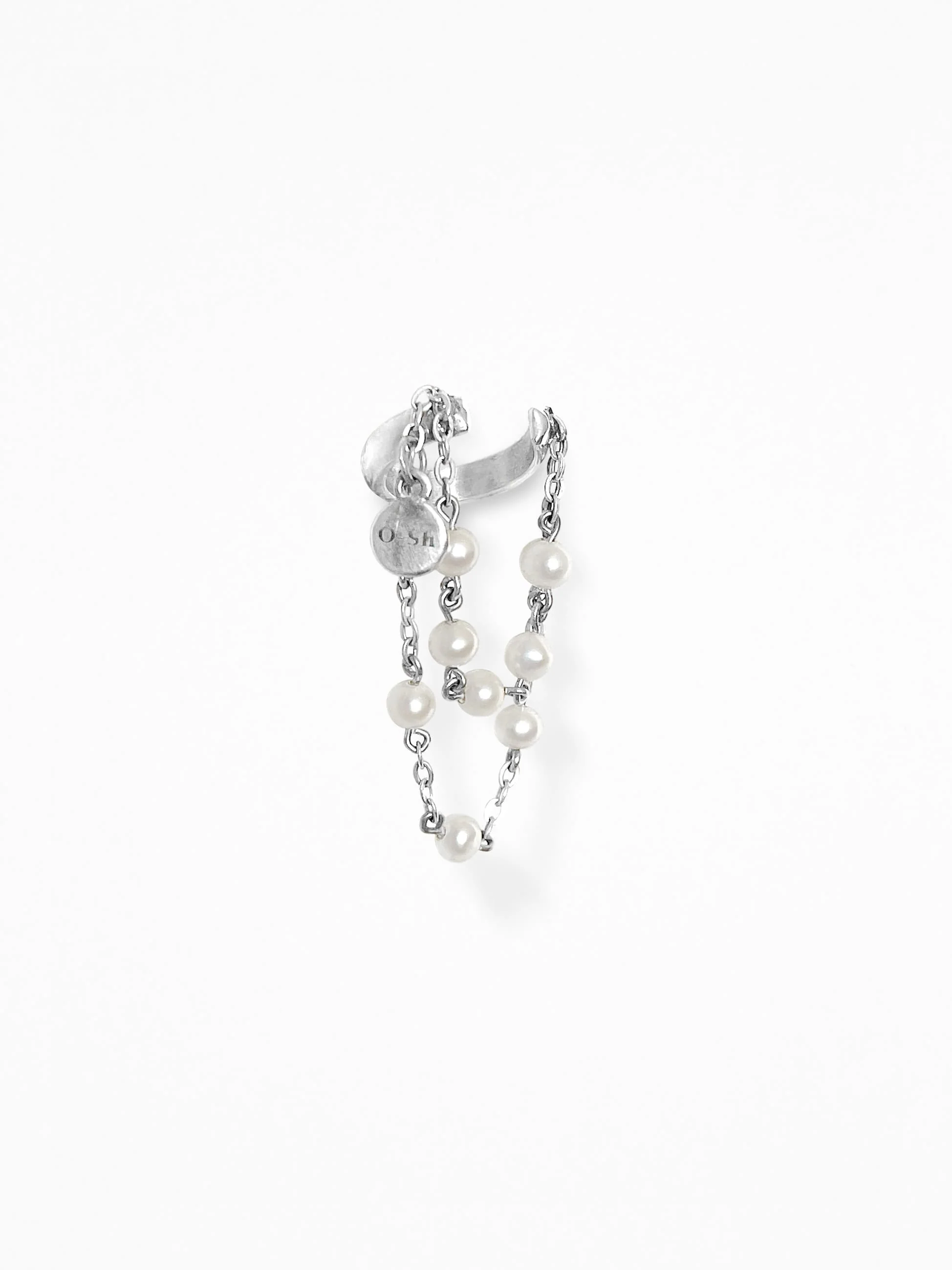 "GENTLE" EAR SET SILVER - Image 4