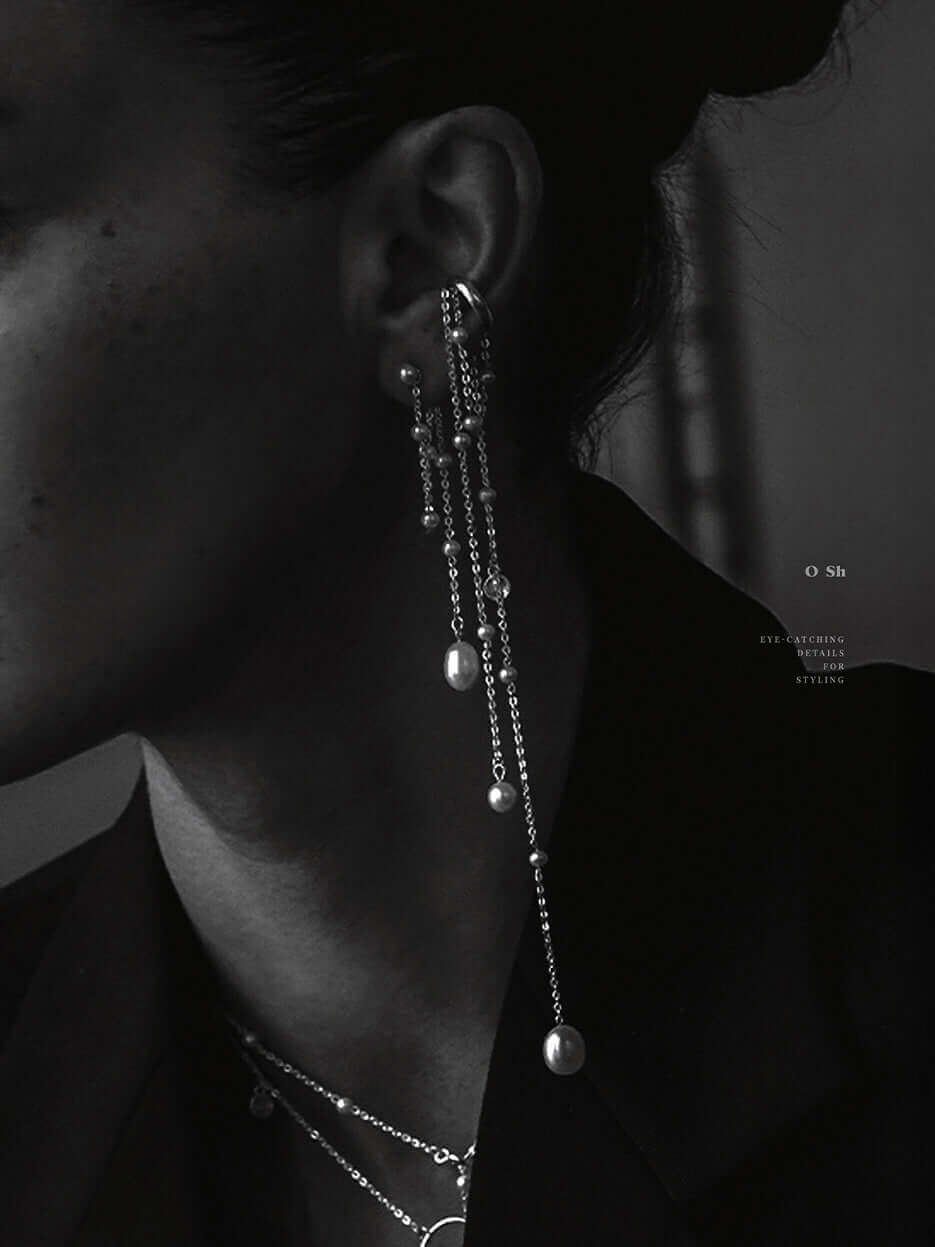"NETIQUE" EAR SET VERMEIL - Image 5