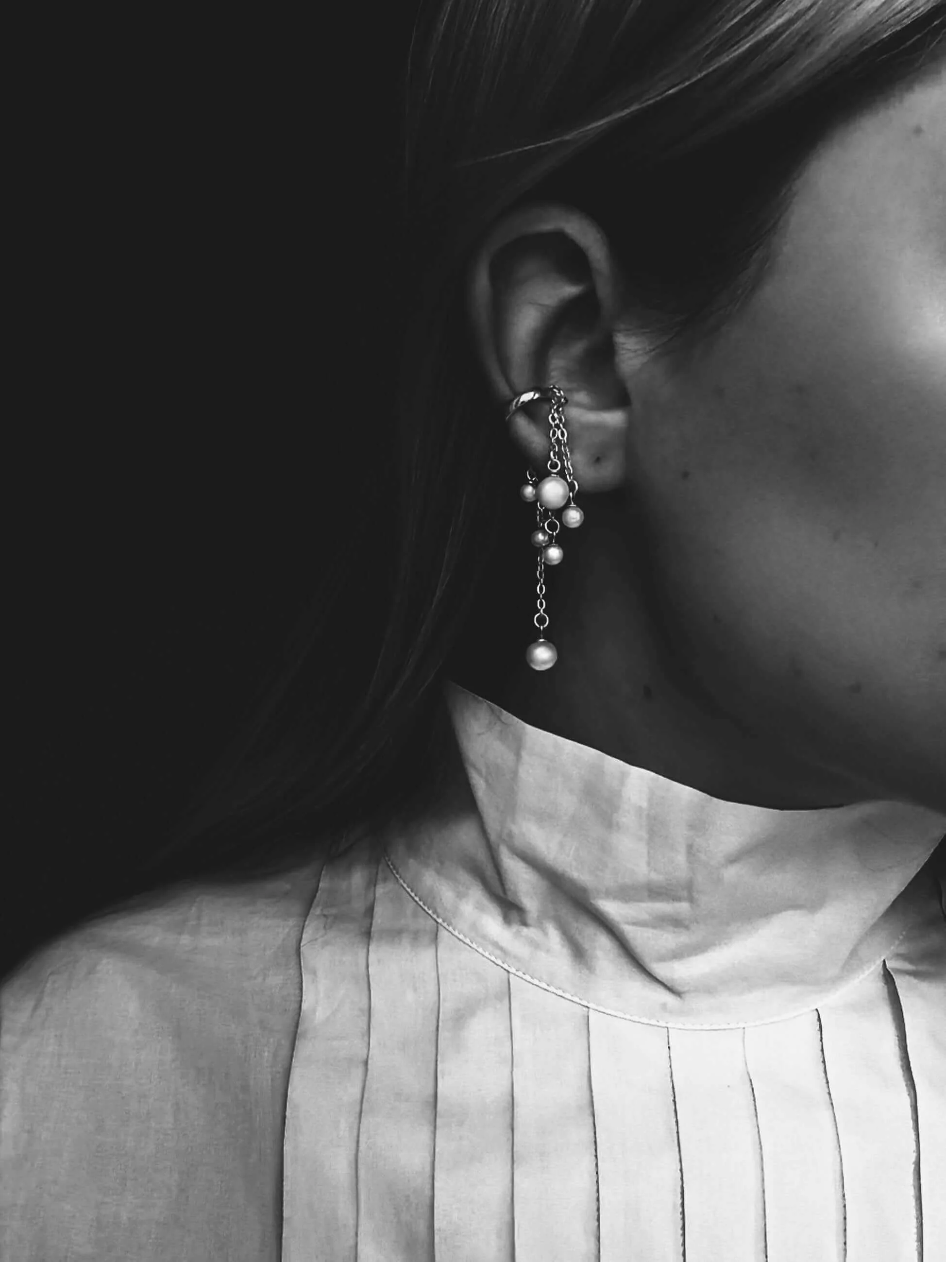 "OP" EAR SET SILVER - Image 4