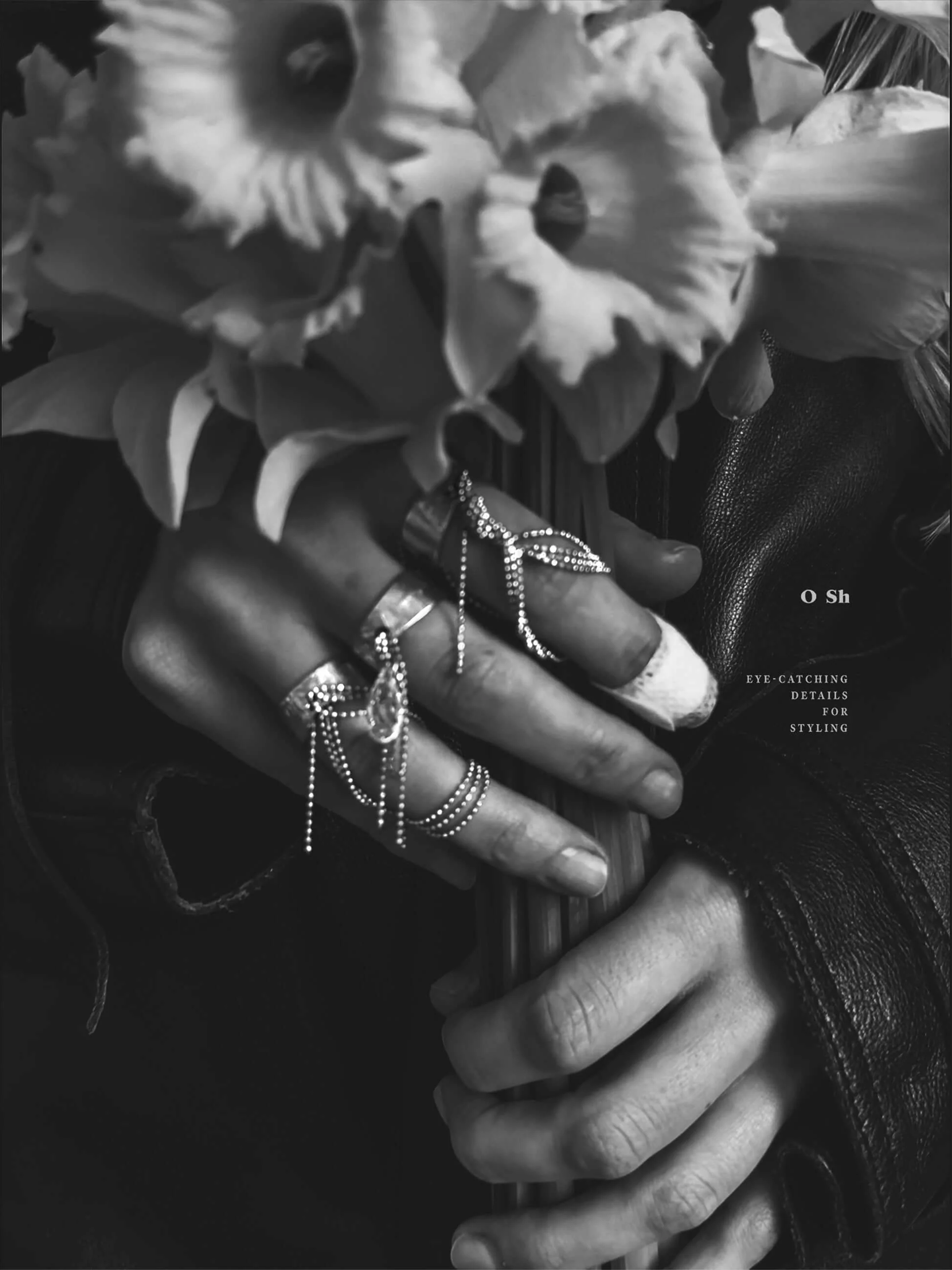 "RIPPED-CHAIN" RING SILVER - Image 3
