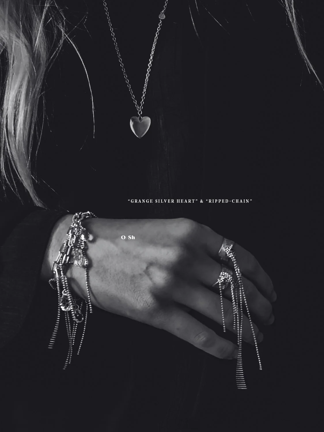 "RIPPED-CHAIN" RINGS SILVER - Image 4