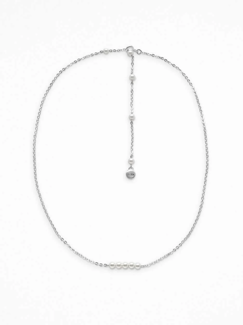 STROKE PEARL NECKLACE