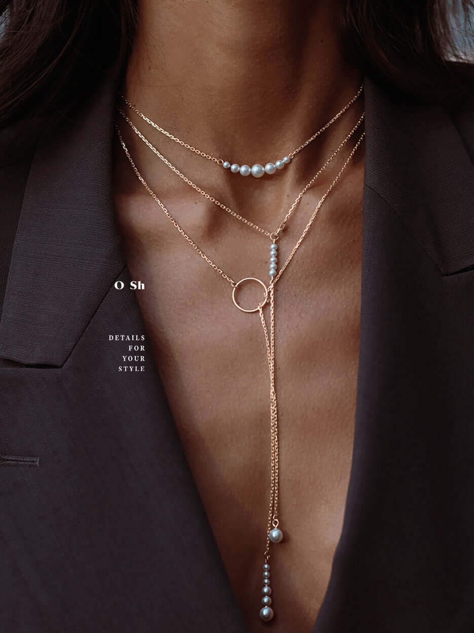 "SUIT NECK" SET VERMEIL - Image 3