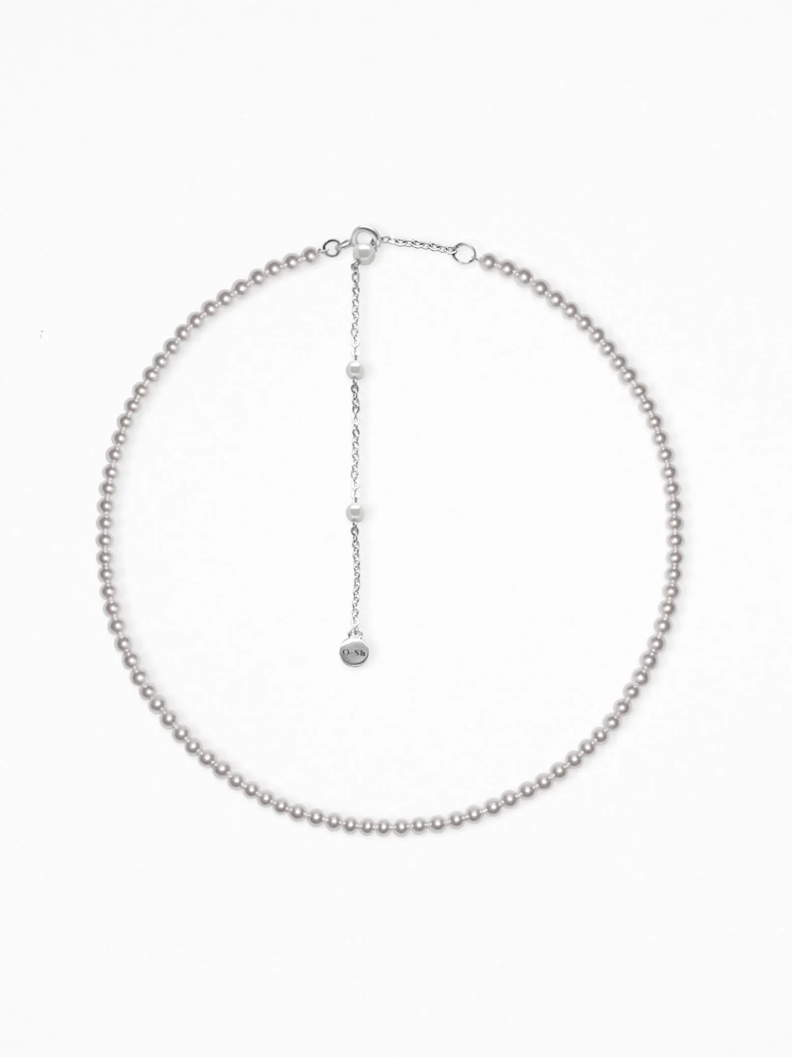 "TRINIQUE" NECK SET SILVER - Image 3